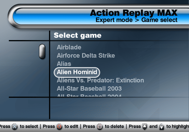 Action Replay MAX - Version 3.34