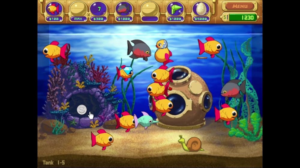 Insaniquarium Deluxe Gameplay PC