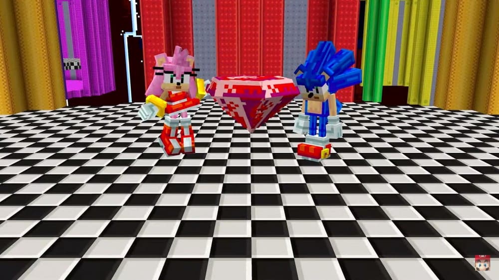 Ketika Sonic hadir di dunia Minecraft
