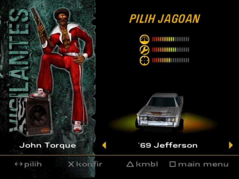 Vigilante 8 PS1 Bahasa Indonesia