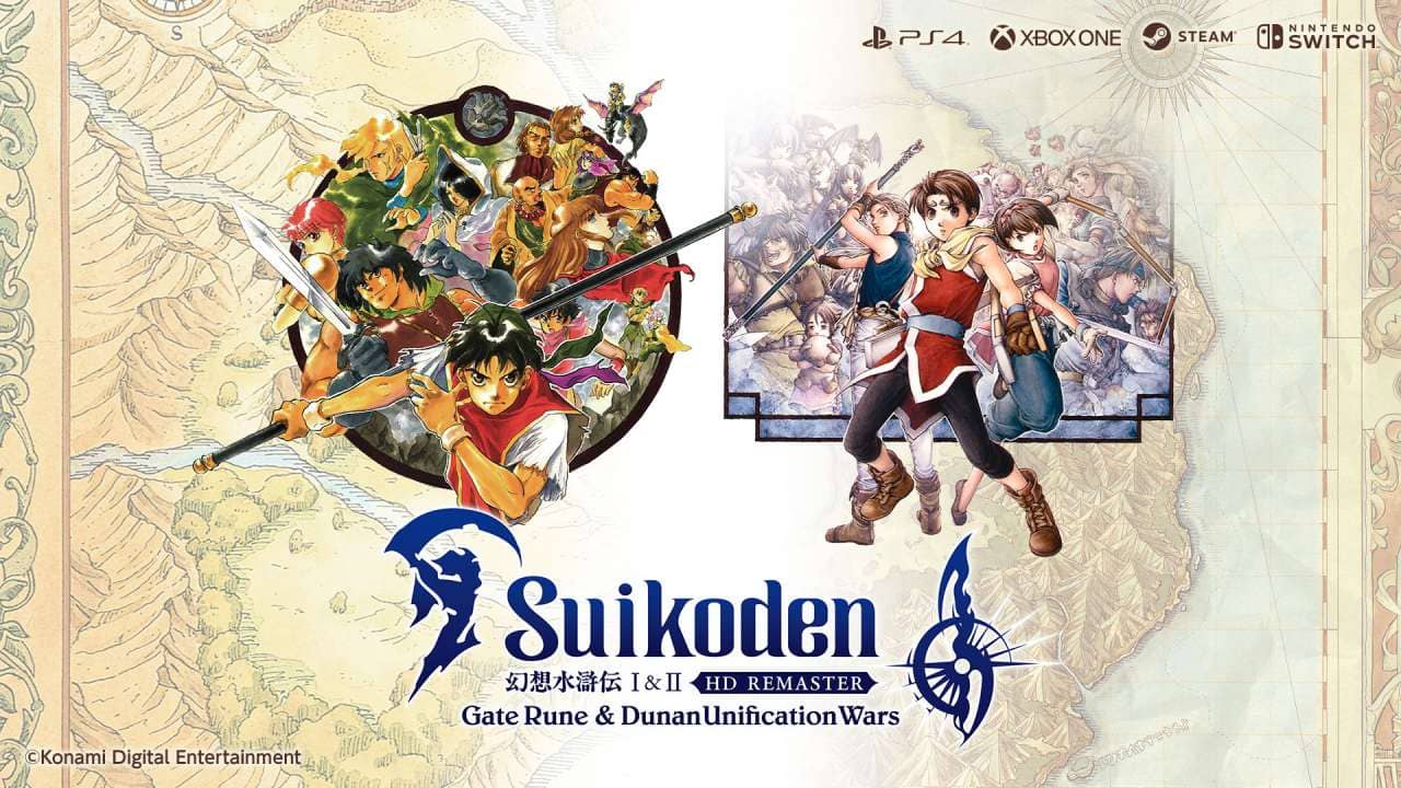 Konami mengumumkan game Suikoden 1 & 2 HD Remaster