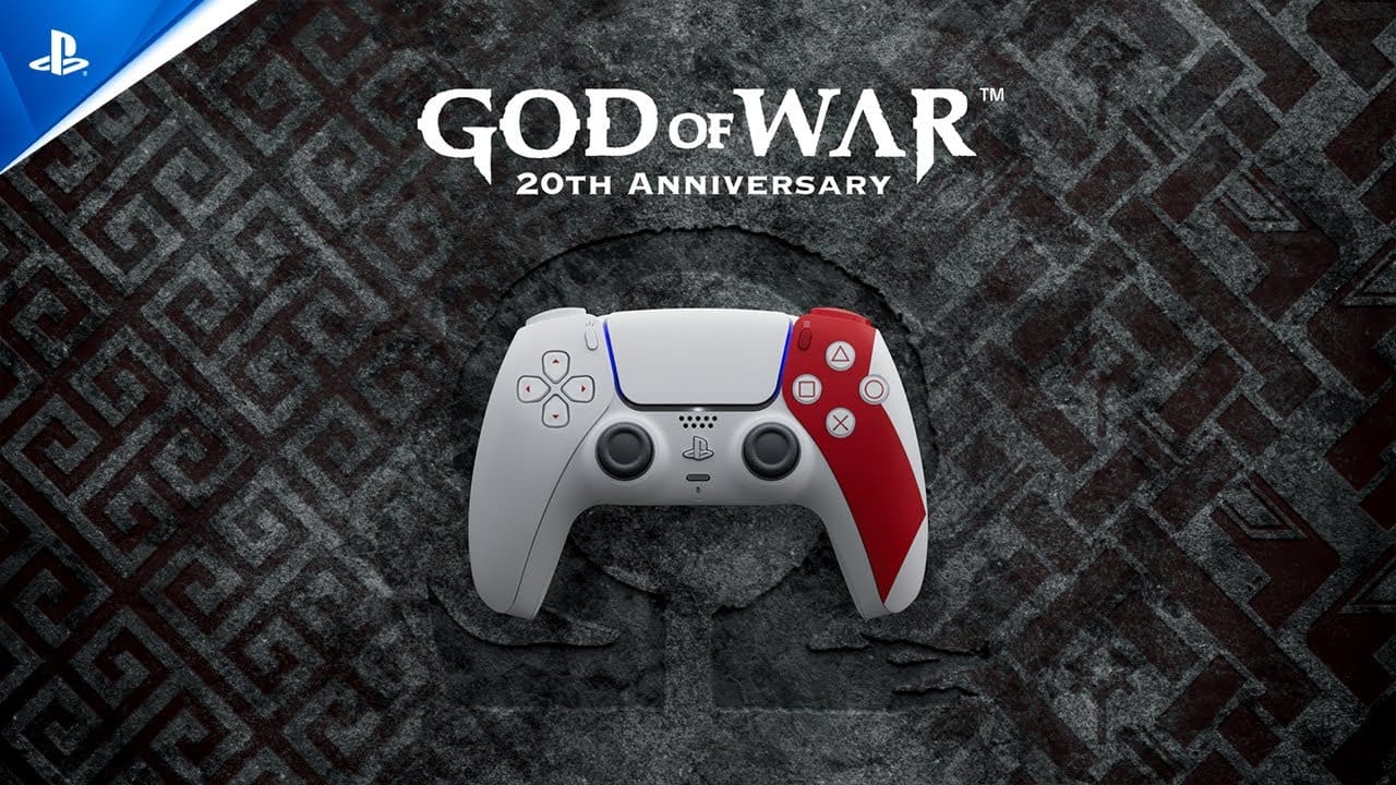 Sony umumkan God of War 20th Anniversary DualSense Controller