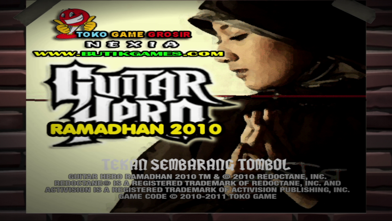 Download PS2 ISO Guitar Hero Ramadhan 2010
