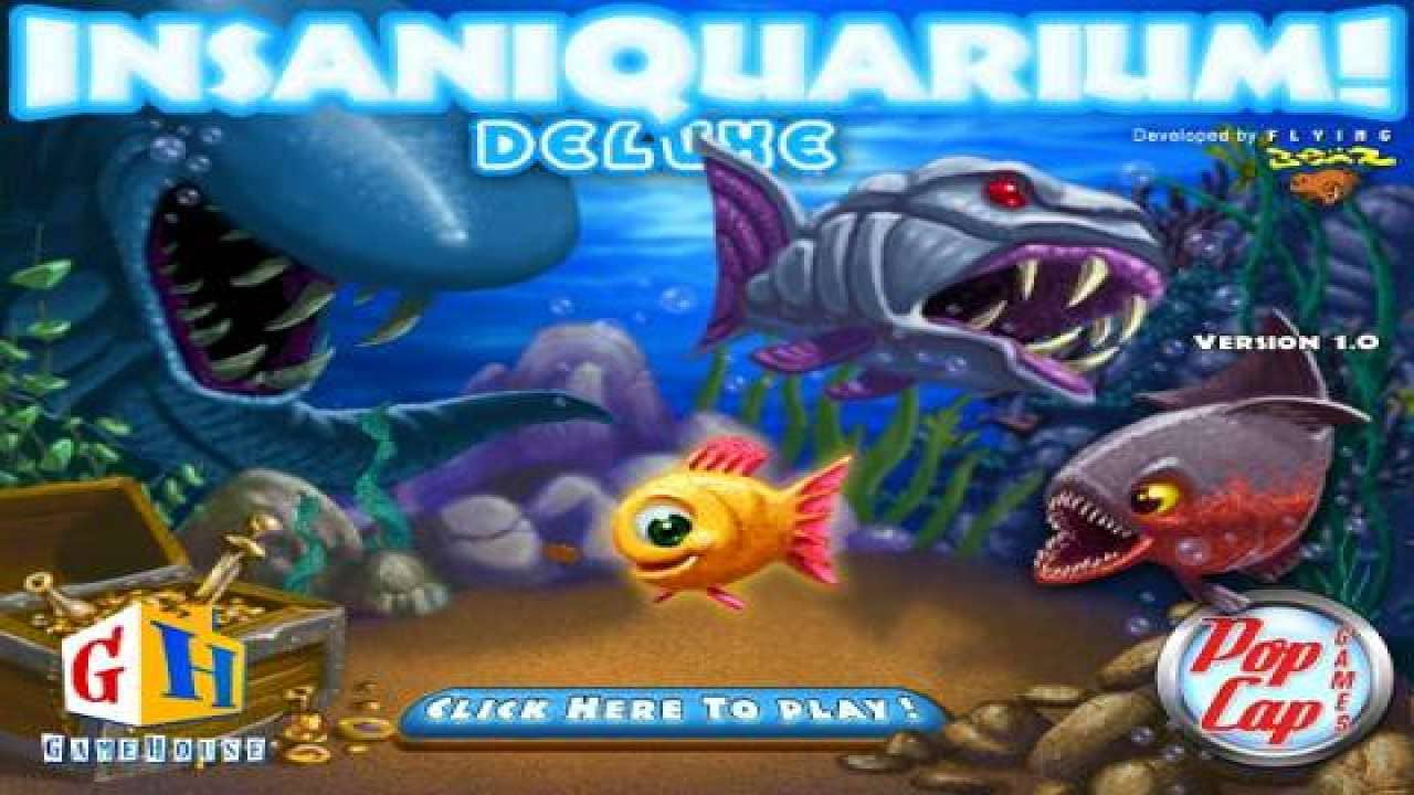 Download Game Insaniquarium Deluxe Game House PC Offline Free