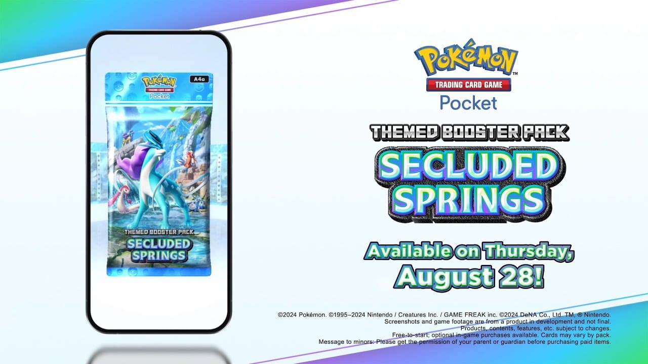 Pokemon TCG Pocket Umumkan Theme Pack Baru Secluded Springs