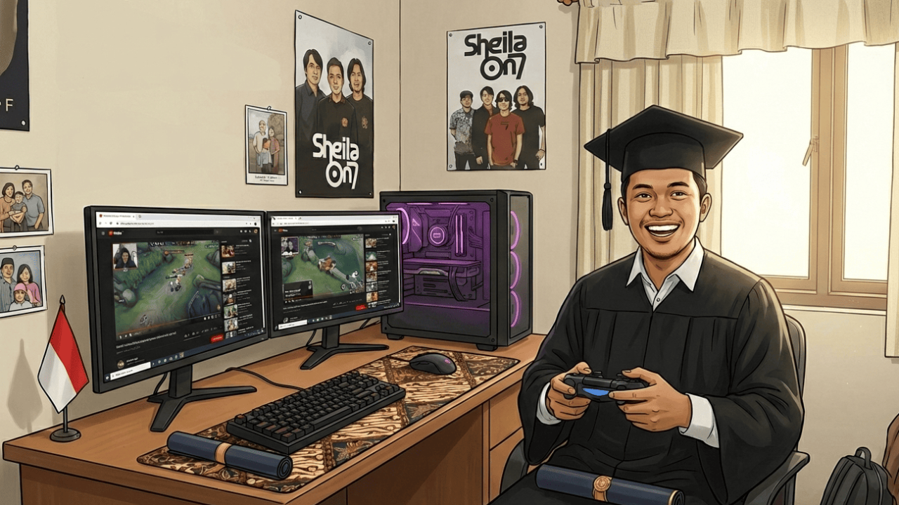 Dari Hobi Main Game hingga Wisuda: Perjalanan Mahasiswa Menuju Kelulusan