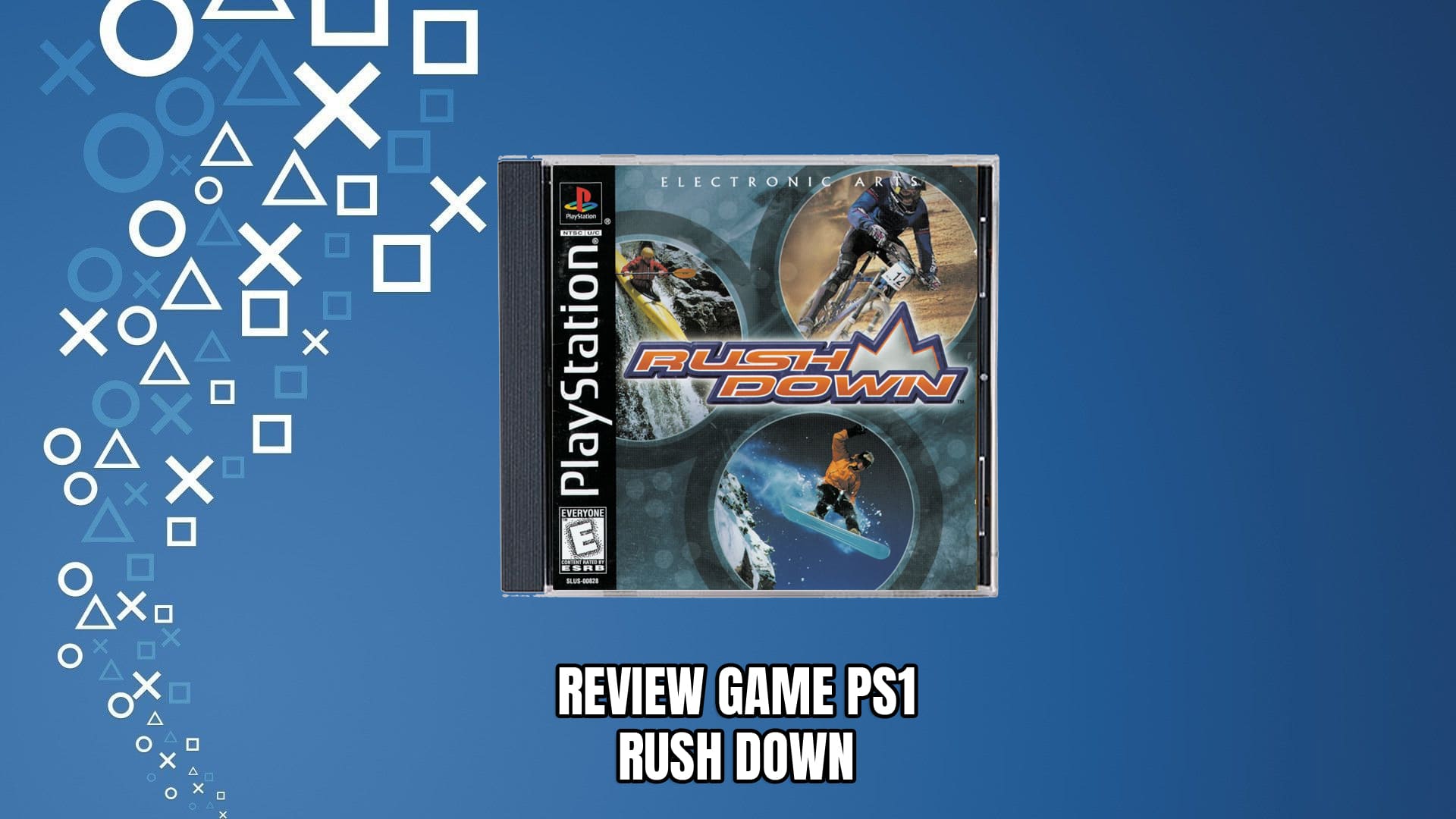 Review Game PS1 RUSH DOWN bonus dari Gameshark volume 1-9